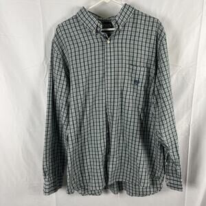 Men's Chaps plaid button up size XL